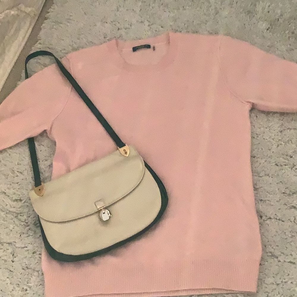 Magashoni Cashmere Short Sleeve Sweater EUC - Picture 1 of 6